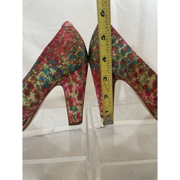 Anne Klein Does Sex In The City Floral Pumps Sz 6 Worn Once Excellent Condition - Picture 10 of 12